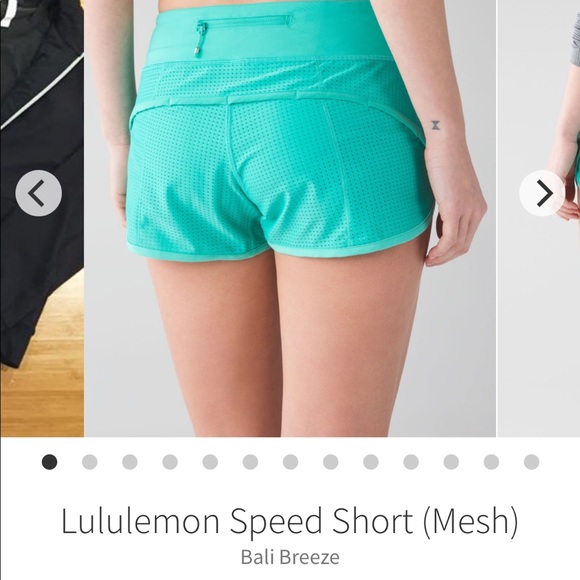 lululemon athletica Pants - Lululemon Speed Shorts Bali Breeze